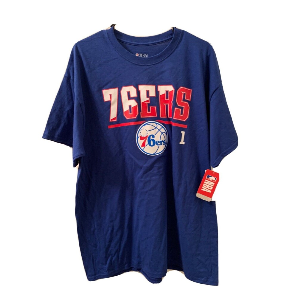 Philadelphia 76ers Harden #1 NBA T-Shirt Men's Size XL Blue - Picture 1 of 8